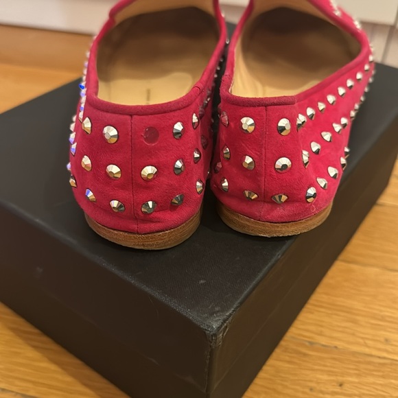 Giuseppe zanotti pink flat with studs. Size 40. Ships in box. - Picture 4 of 6